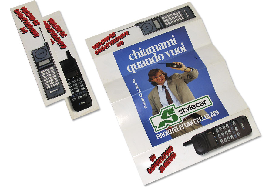 1990 | Stylecar - Pieghevole per campagna di vendita di radiotelefoni cellulari