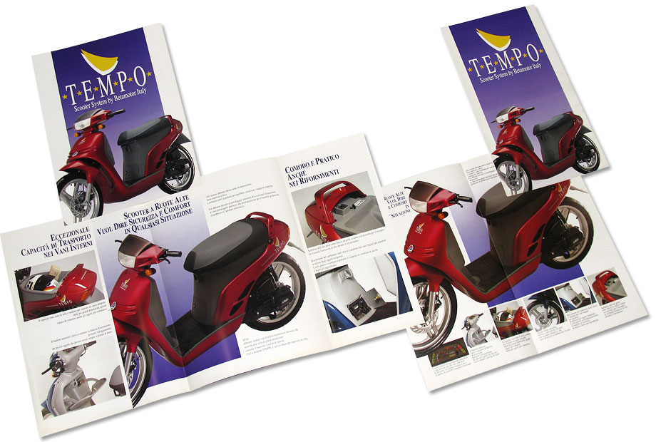 1991 | Betamotor - Depliant scooter Tempo 50 cc.