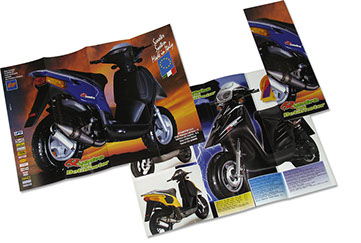 1992 | Betamotor - Depliant scooter Quadra 50 cc.