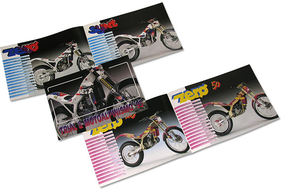 1993 | Betamotor - Depliant produzione motocicli trial e motoalpinismo