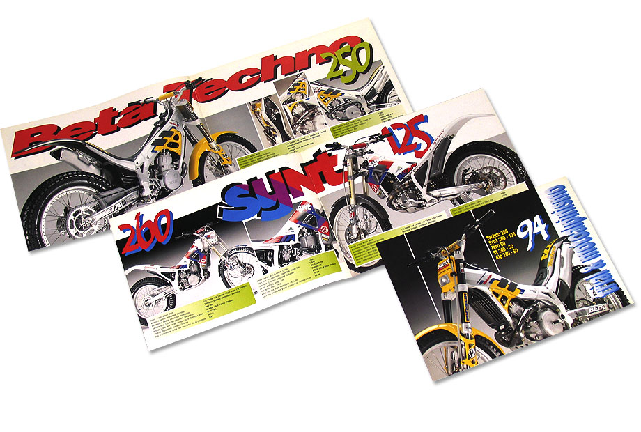 1994 | Betamotor - Depliant produzione motocicli trial e motoalpinismo