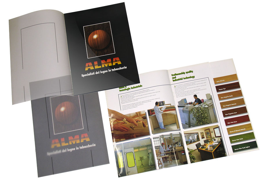 1995 | Alma Arredamenti - Brochure di presentazione dell'attività e produzione dell'Azienda
