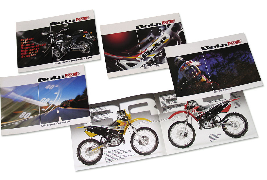 2002 | Betamotor - Depliant produzione motocicli