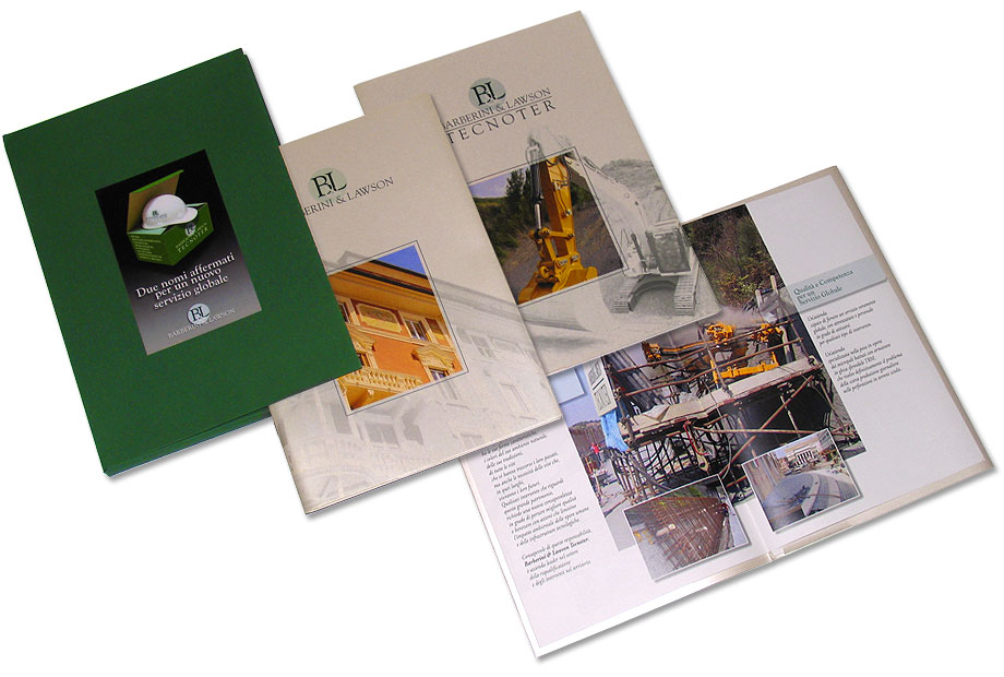 2009 | Barberini & Lawson, Tecnoter - Cofanetto di presentazione dei servizi delle Aziende