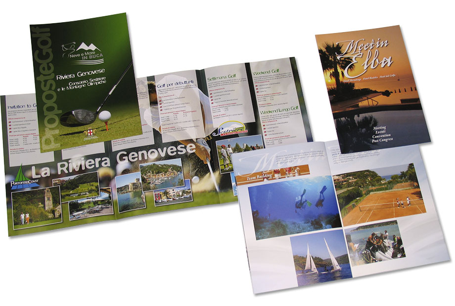 2011 - Consorzio Portofino Coast, depliant soggiorni sportivi - Hotel Hermitage, Hotel Biodola, Hotel del Golfo, Brochure congressi e servizi